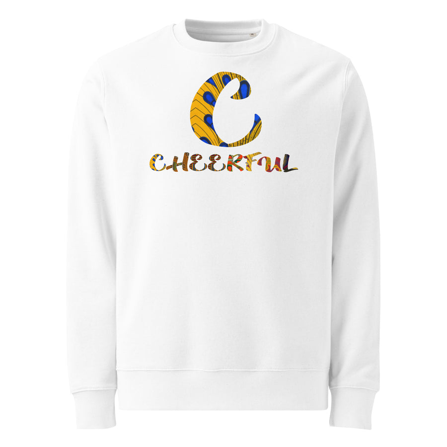 C For Cheerful Unisex eco sweatshirt