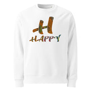 H For Happy Unisex Afro Graphic Eco sweatshirt