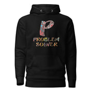 P For Problem Solver Unisex Afro Graphic Hoodie