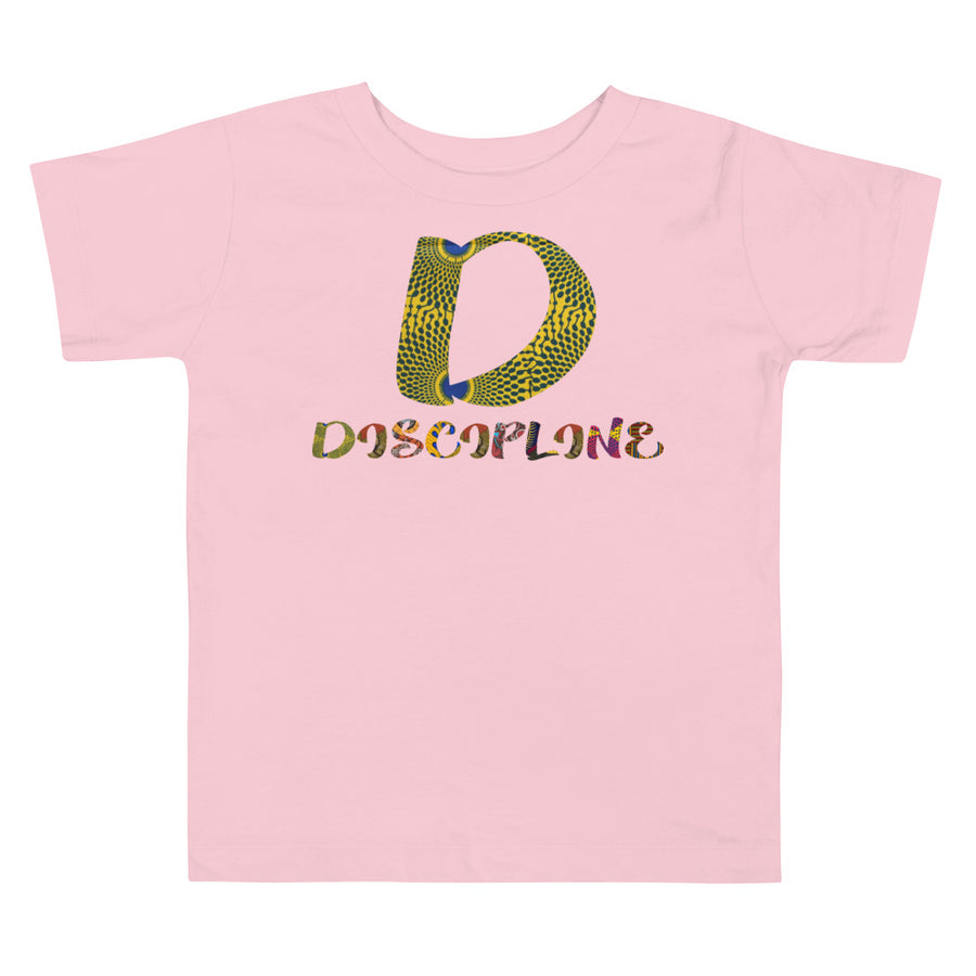 Toddler's D For Discipline Afro Graphic T-Shirt