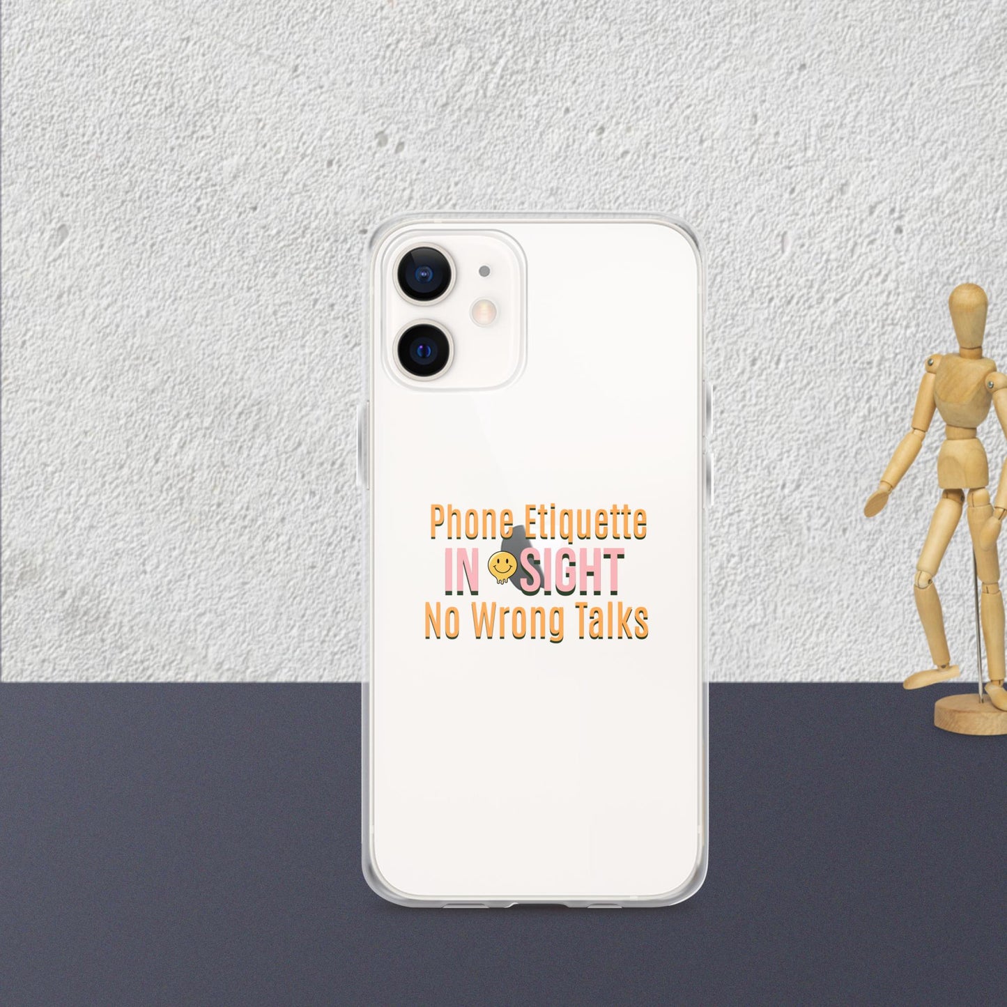 "No wrong talks" Clear Case for iPhone®