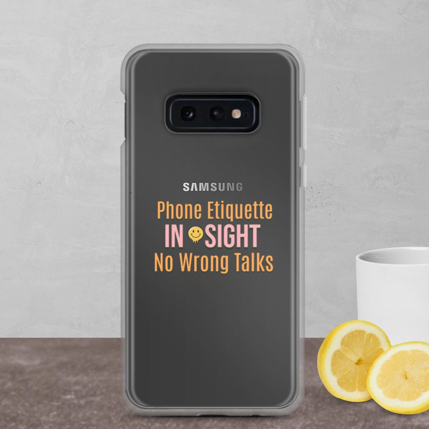 "No wrong talks" Clear Case for Samsung®