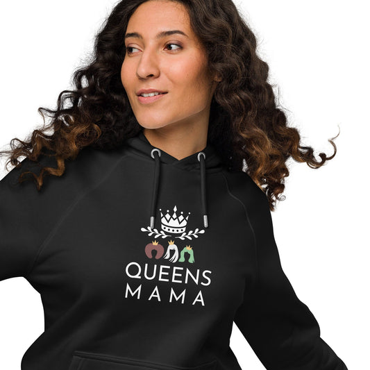 Queens' Mama eco raglan hoodie