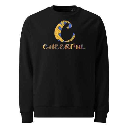 C For Cheerful Unisex eco sweatshirt