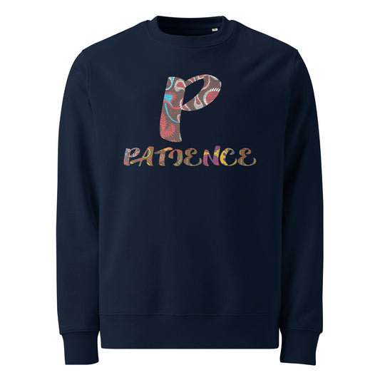 P For patience Unisex Afro Graphic Eco sweatshirt