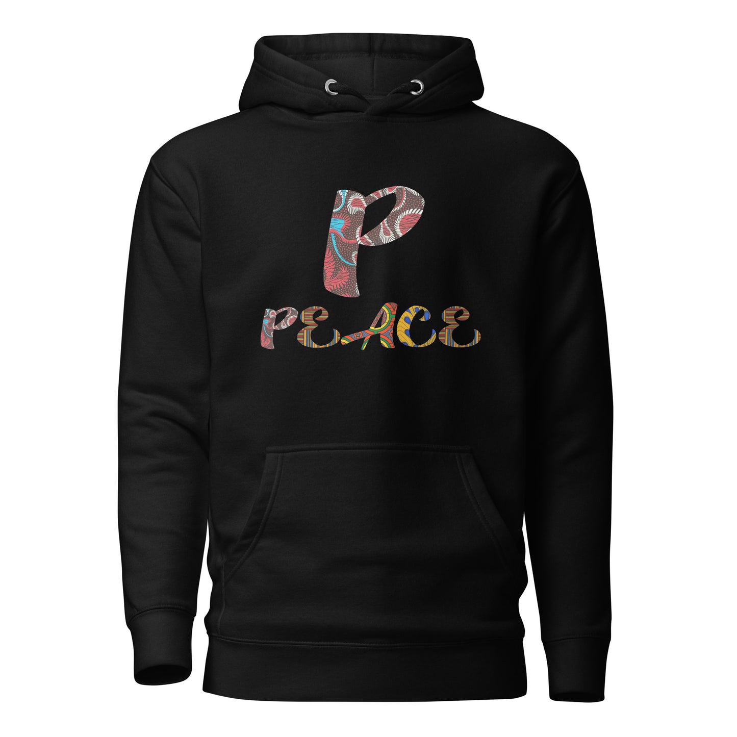 P For Peace Unisex Afro Graphic Hoodie