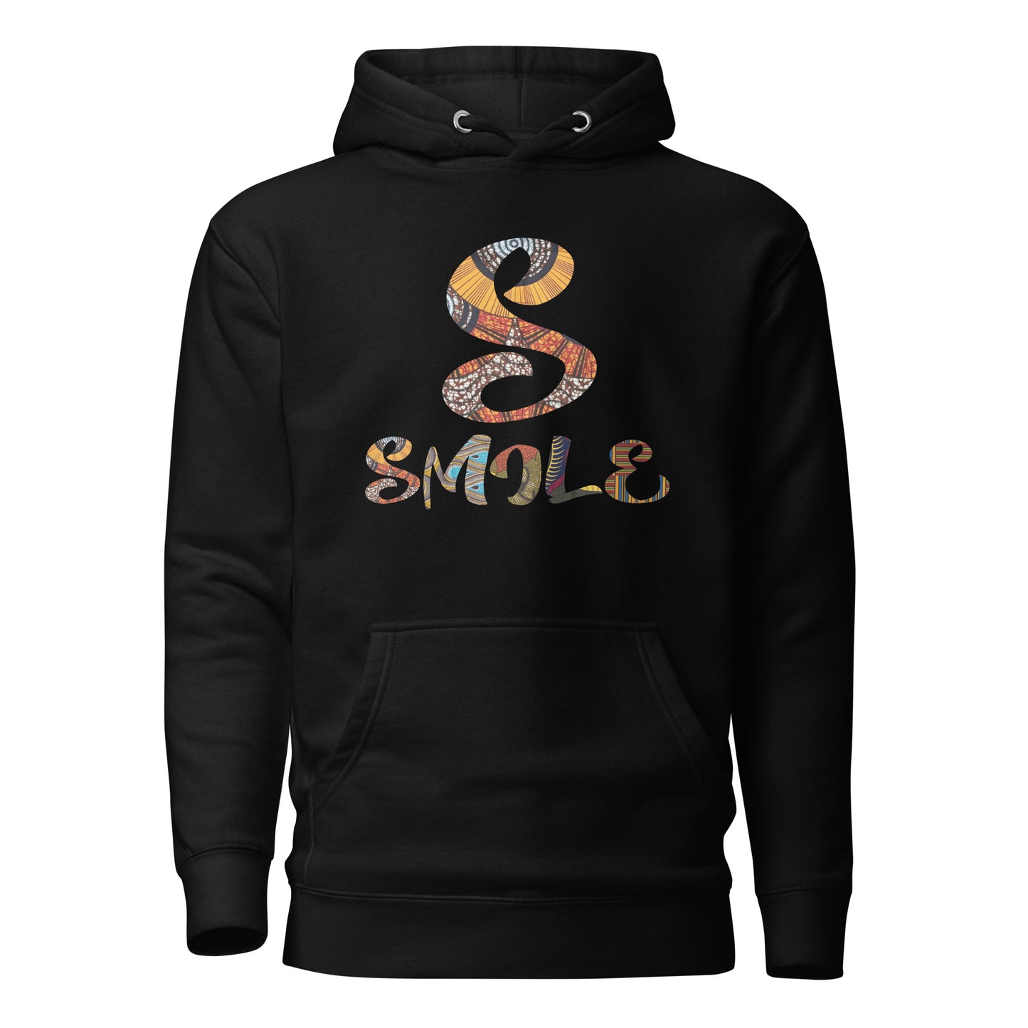 S For Smile Unisex Afro Graphic Hoodie
