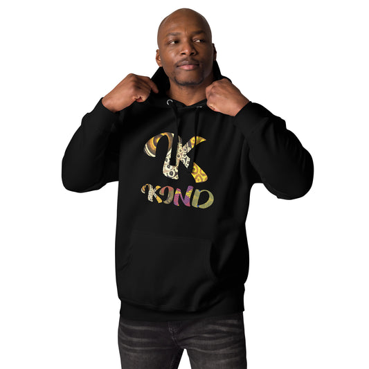 'K' for 'Kind' Unisex Afro Graphic Hoodie