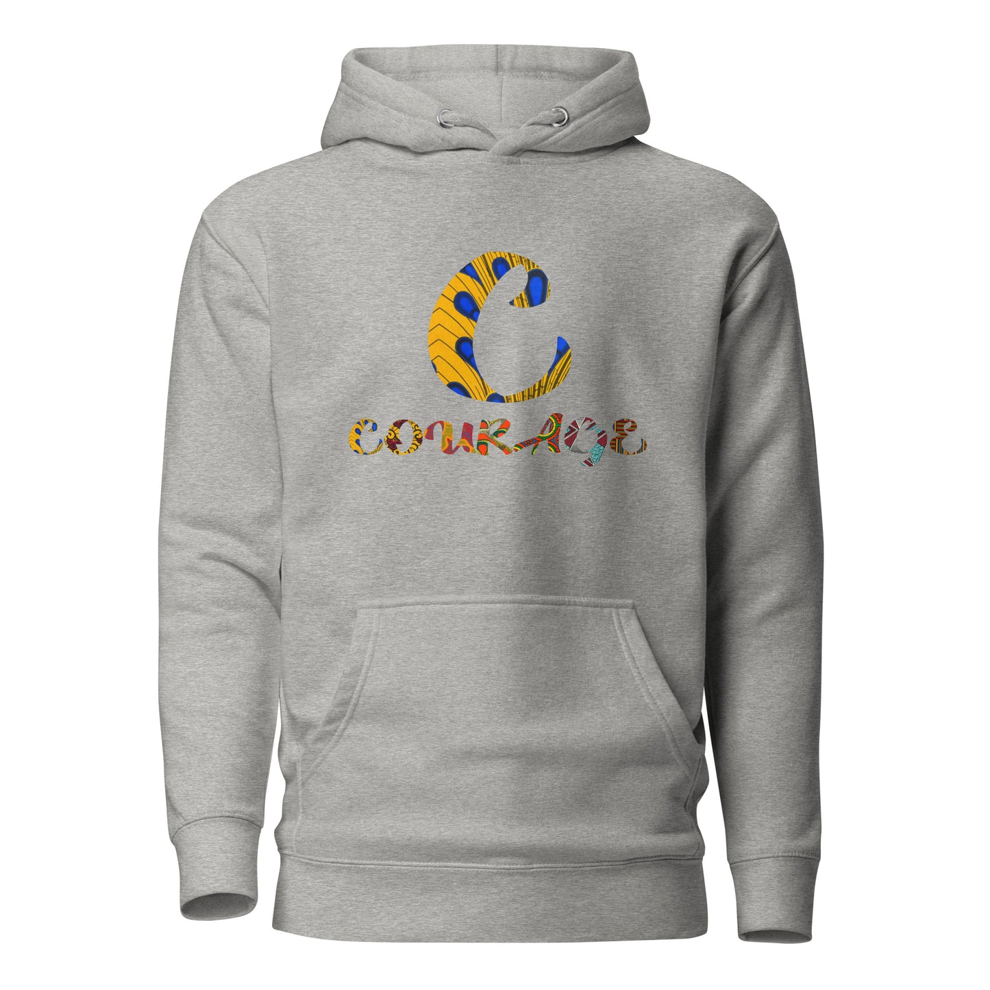 C For Courage Unisex  Afro Graphic Hoodie