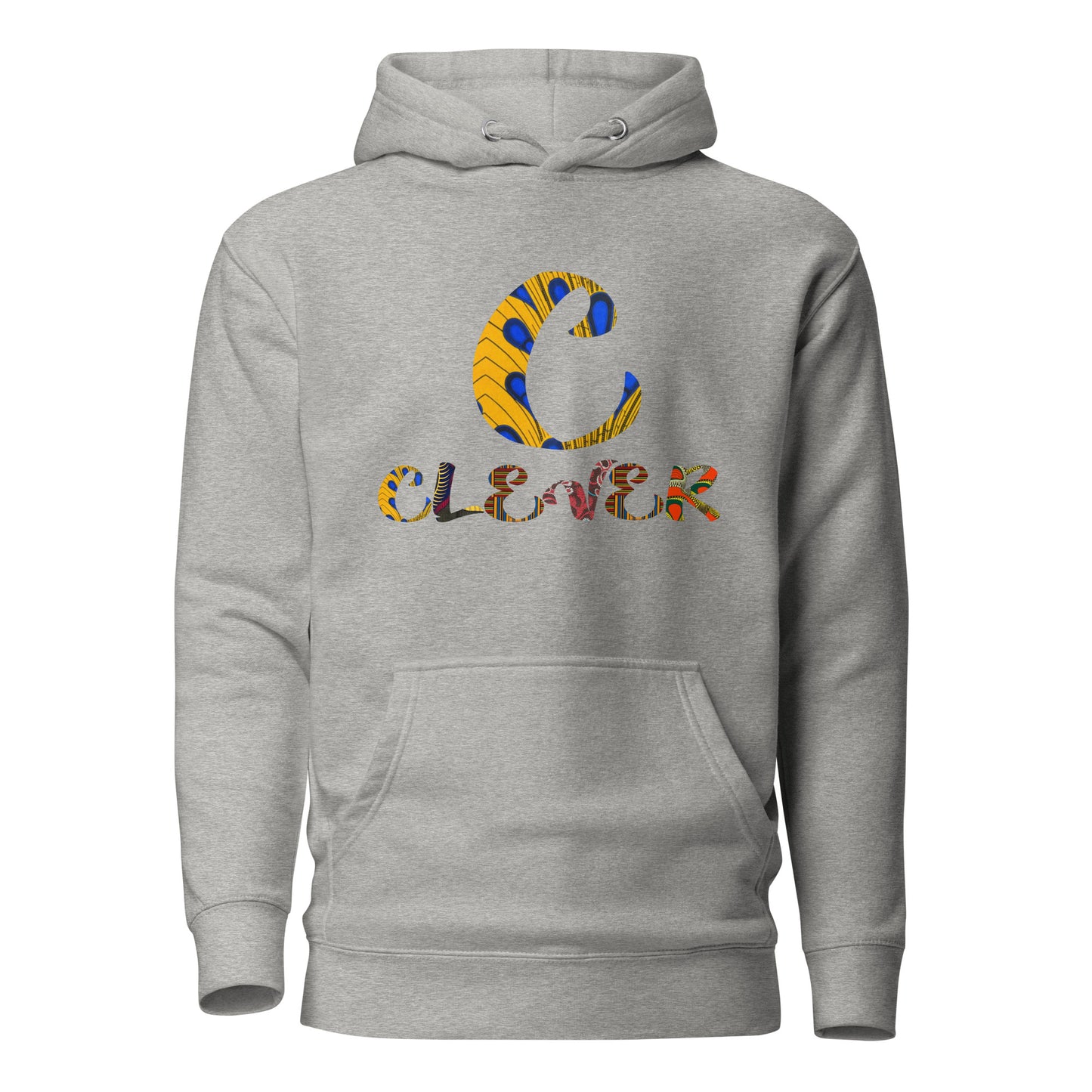 'C' for 'Clever' Unisex Afro Graphic Hoodie