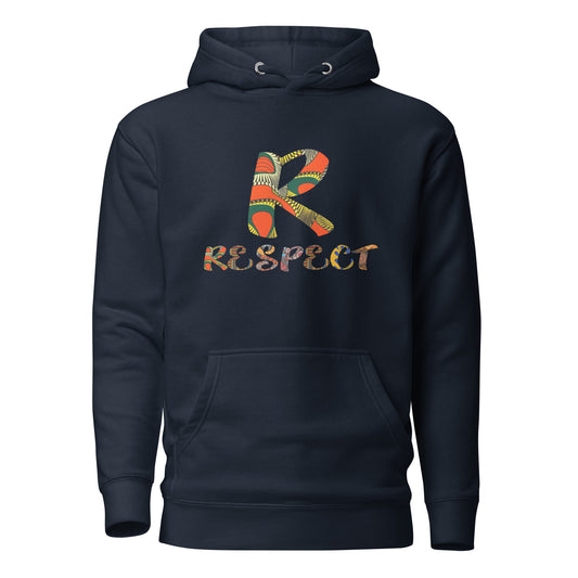 R For Respect Unisex Afro Graphic Hoodie