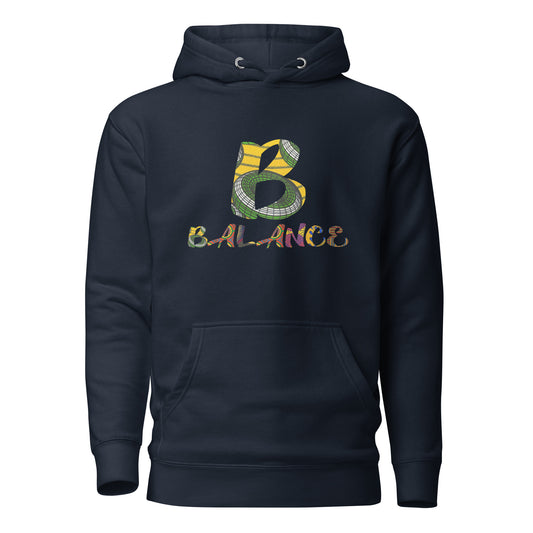 B For Balance Unisex Afro Graphic Hoodie
