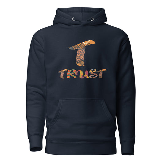 T for Trust Unisex Afro Graphic Hoodie