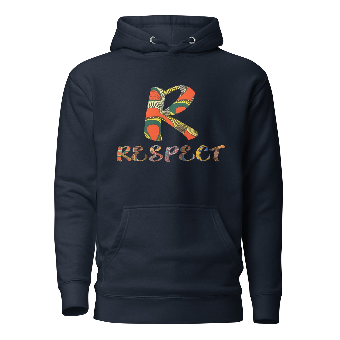 'R' for 'Respect" Unisex Afro Graphic Hoodie