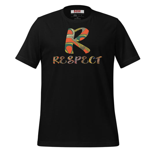 R For Respect Unisex Afro Graphic T-Shirt