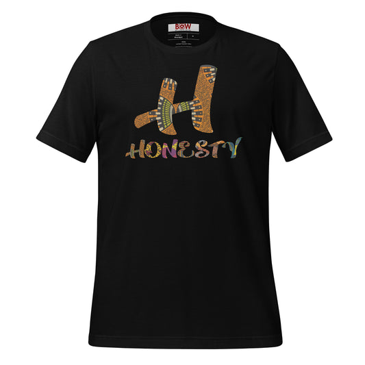 H For Honesty Unisex Afro Graphic T-Shirt