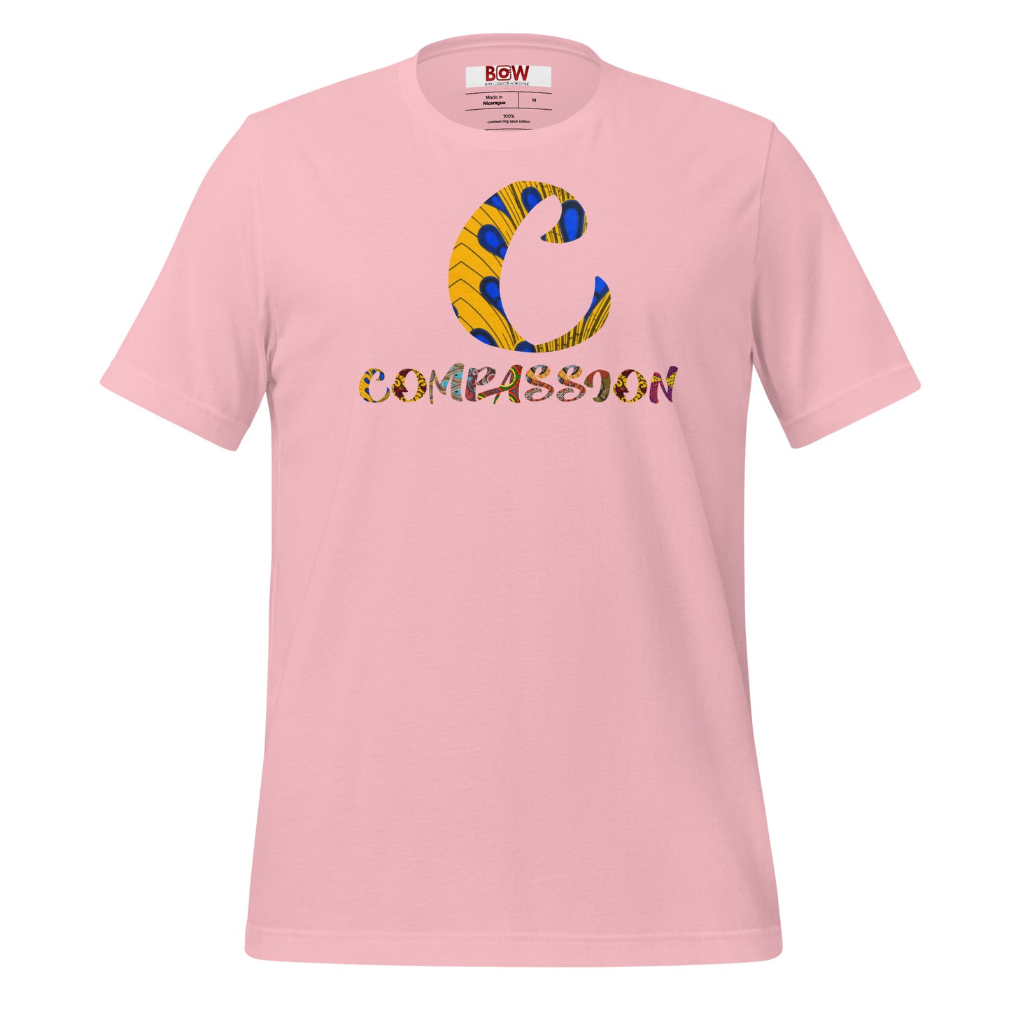 C For Compassion Unisex Afro Graphic T-Shirt