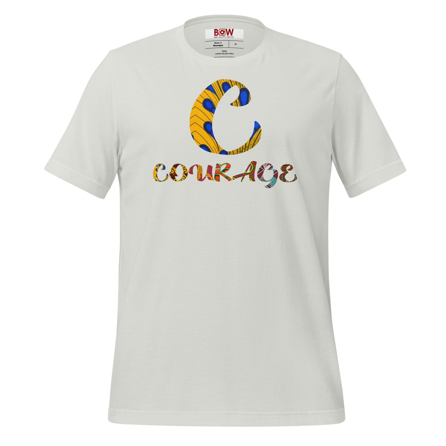 C For Courage Unisex Afro Graphic T-Shirt