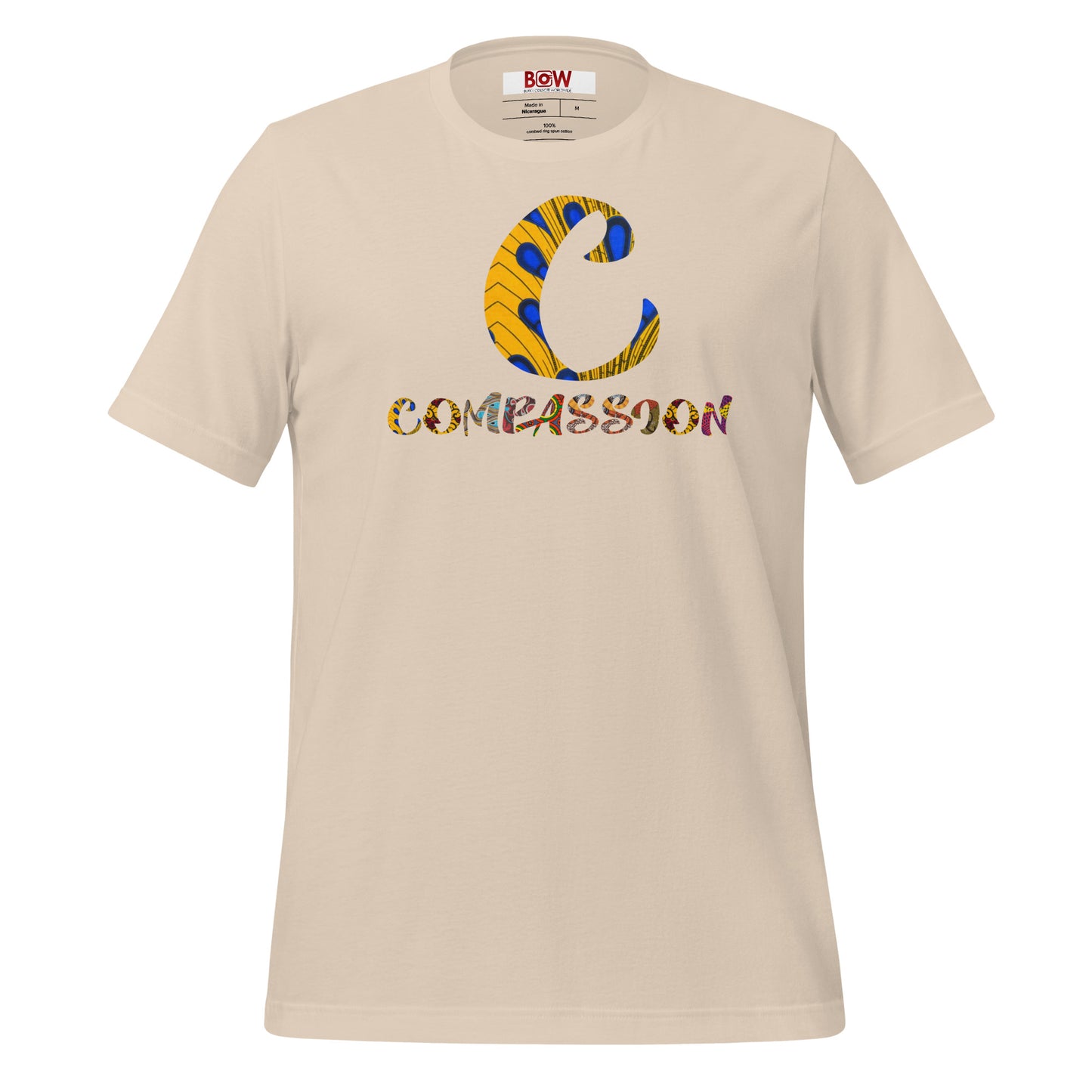C For Compassion Unisex Afro Graphic T-Shirt
