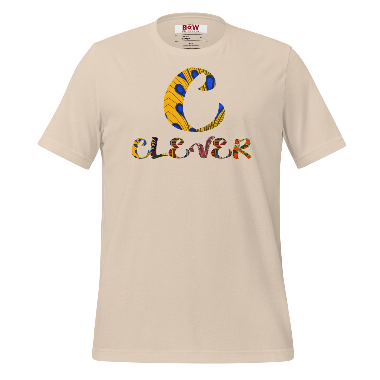 C For Clever Unisex Afro Graphic T-Shirt