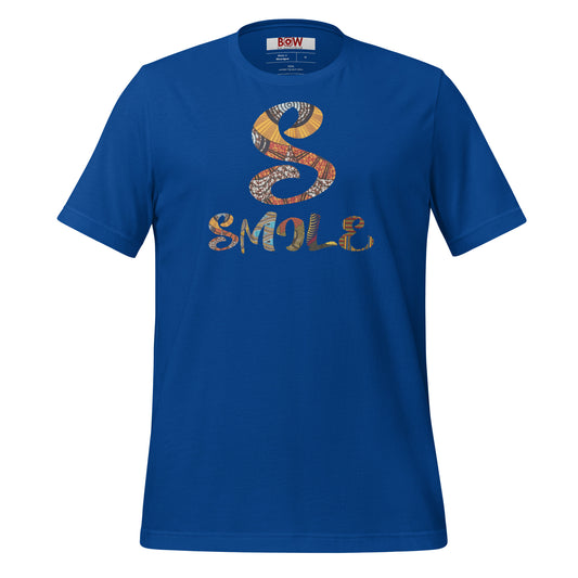 S For Smile Unisex Afro Graphic T-Shirt