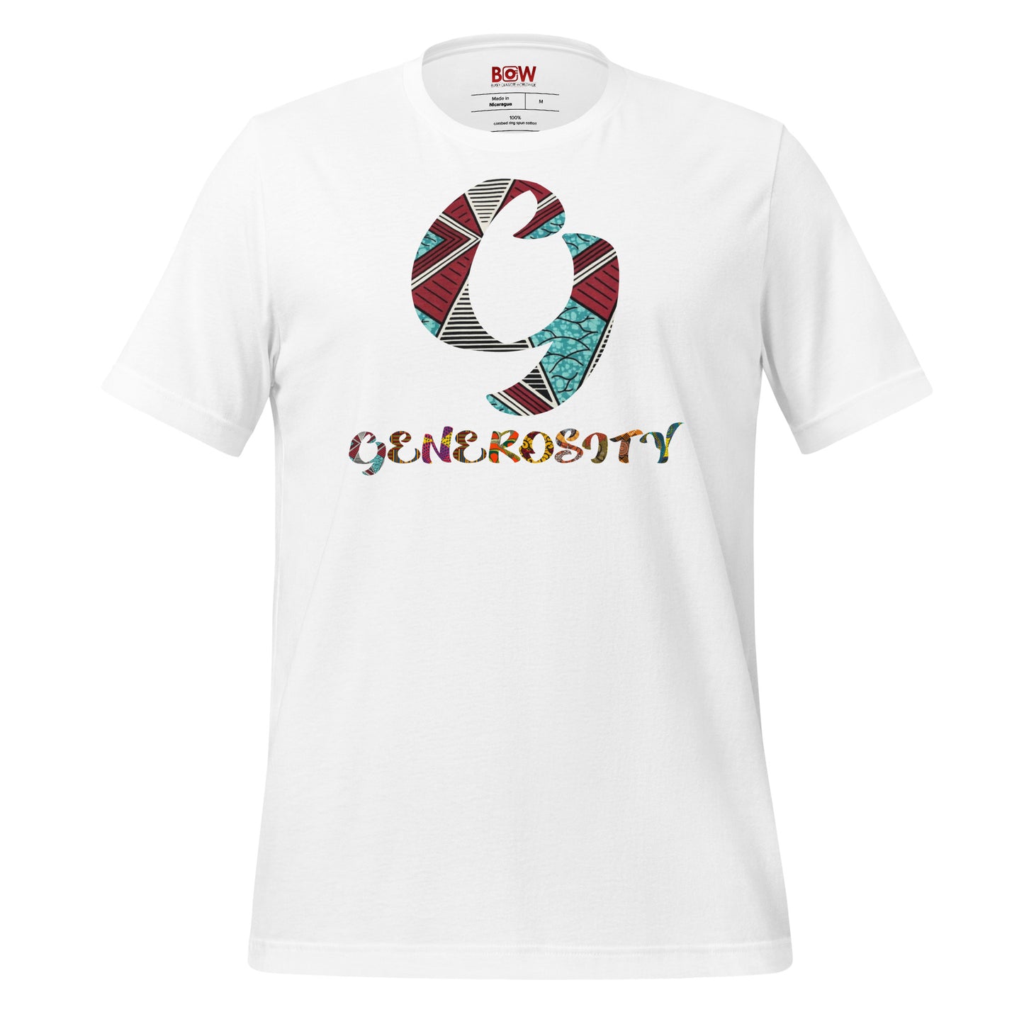 G For Generosity Unisex Afro Graphic T-Shirt