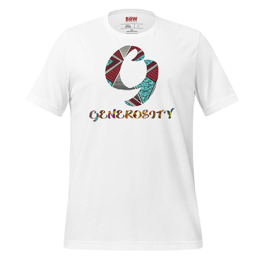 G For Generosity Unisex Afro Graphic T-Shirt