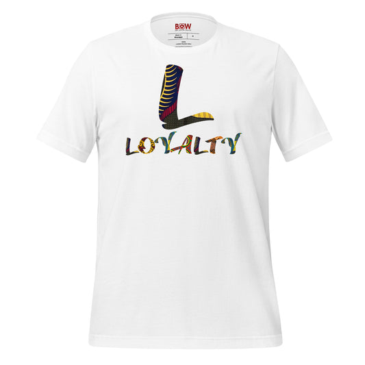 L For Loyalty Unisex Afro Graphic T-Shirt