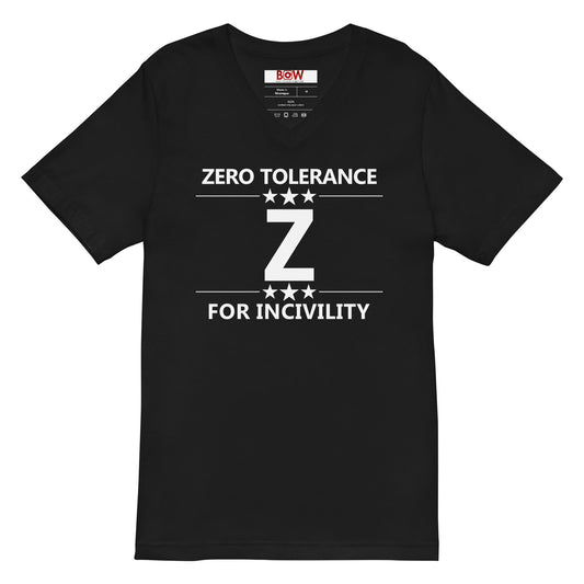 Zero Tolerance Stars Unisex V-Neck T-Shirt