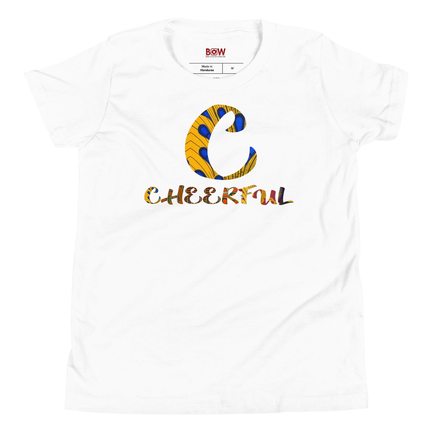 Children's C For Cheerful Afro Graphic T-Shirt