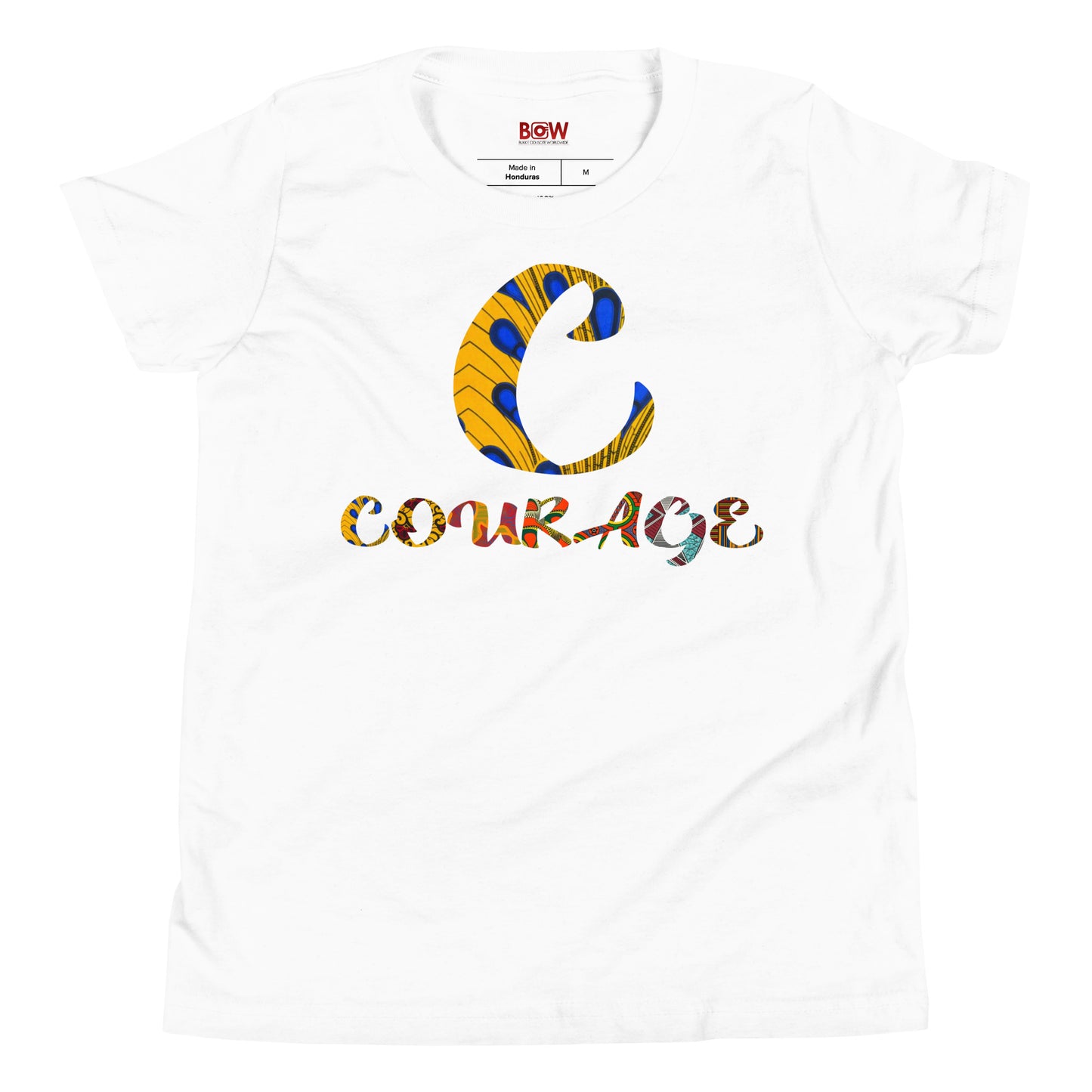 Children's C For Courage Afro Graphic T-Shirt