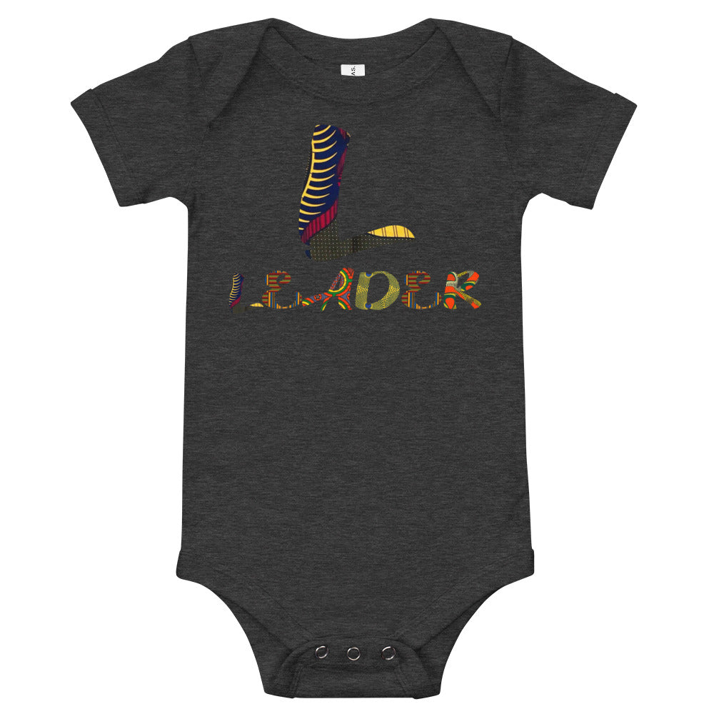 Baby's L For Leader Afro Graphic Bodysuit