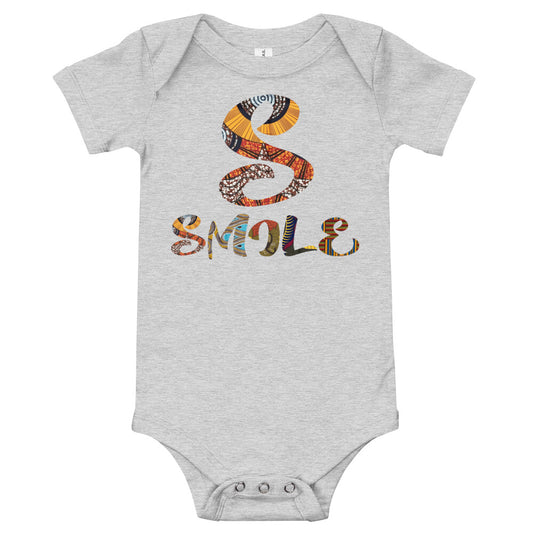 A baby's social smile is loaded with meaning. This great quality baby’s bodysuit makes the perfect gift!