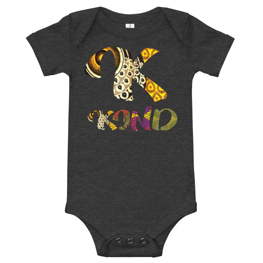 Baby's K For Kind Afro Graphic Bodysuit