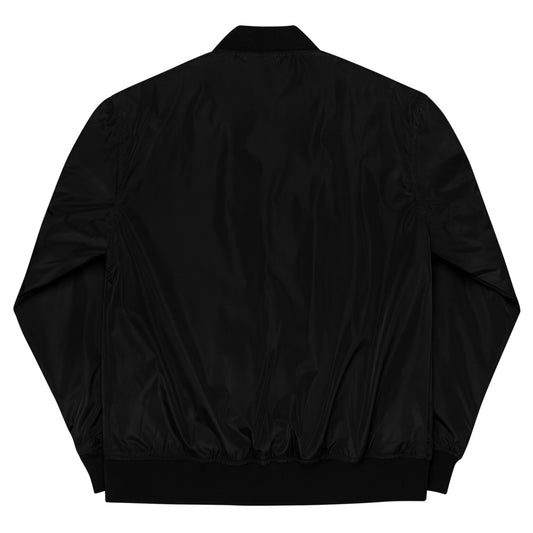 Logo embroidered Premium recycled bomber jacket