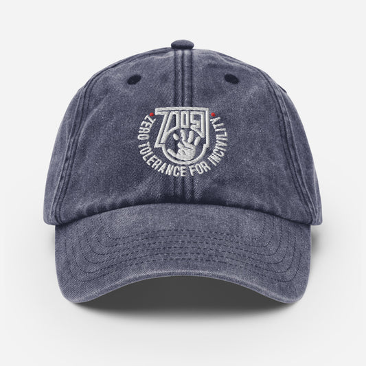 Zero Tolerance Emblem Vintage Baseball Hat