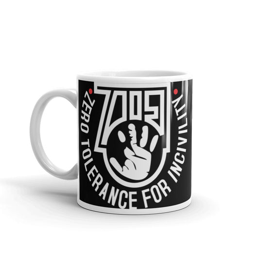Personalised Zero Tolerance Emblem Mug