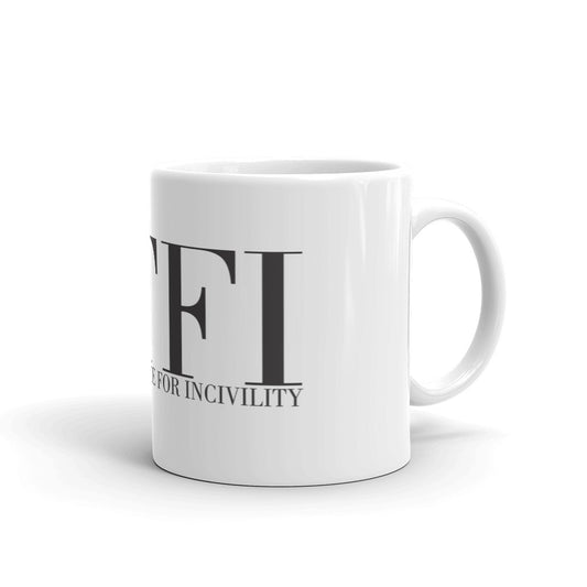 Logo white glossy mug