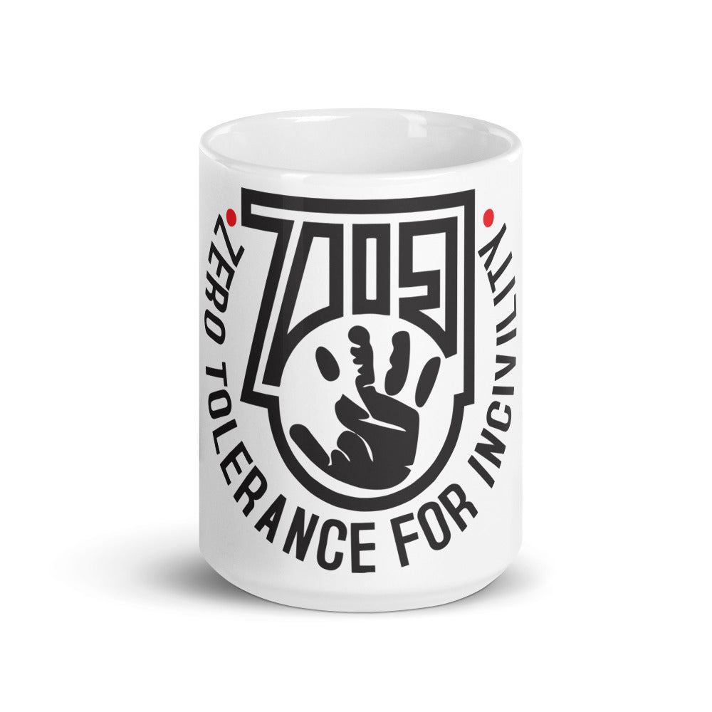 Zero Tolerance White Emblem Mug