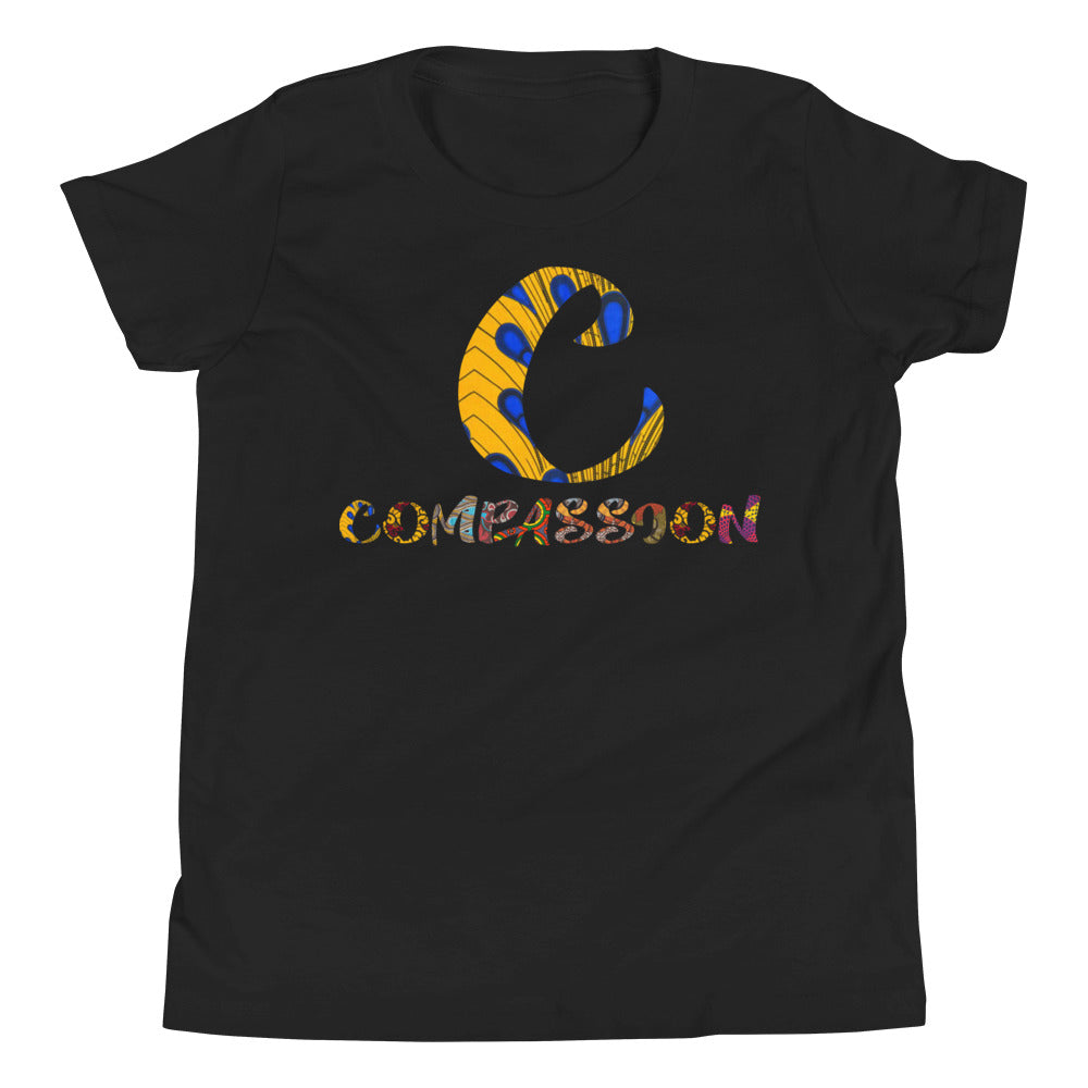 Children's C For Compassion Afro Graphic T-Shirt