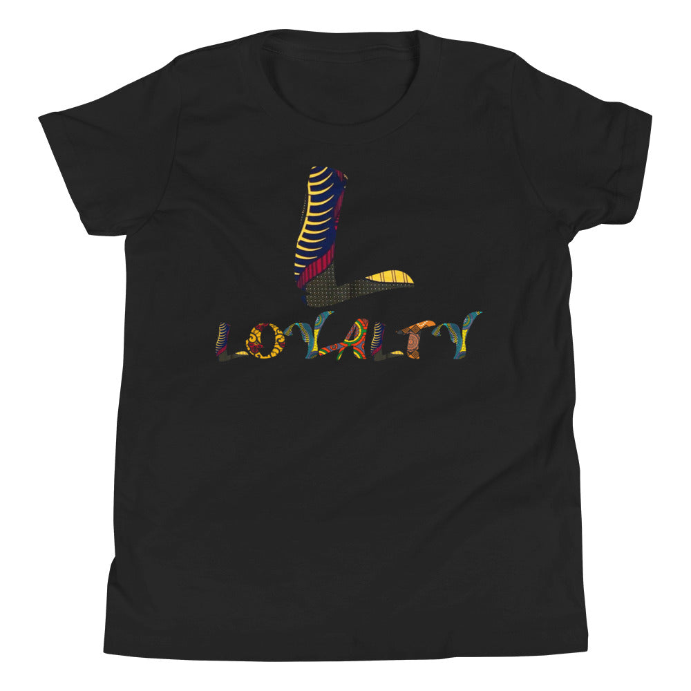 Children's L For Loyalty Afro Graphic T-Shirt