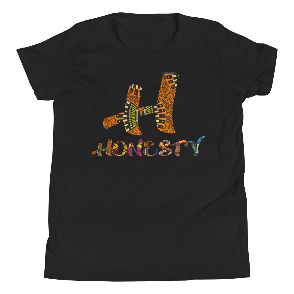Children's H For Honesty Afro Graphic T-Shirt
