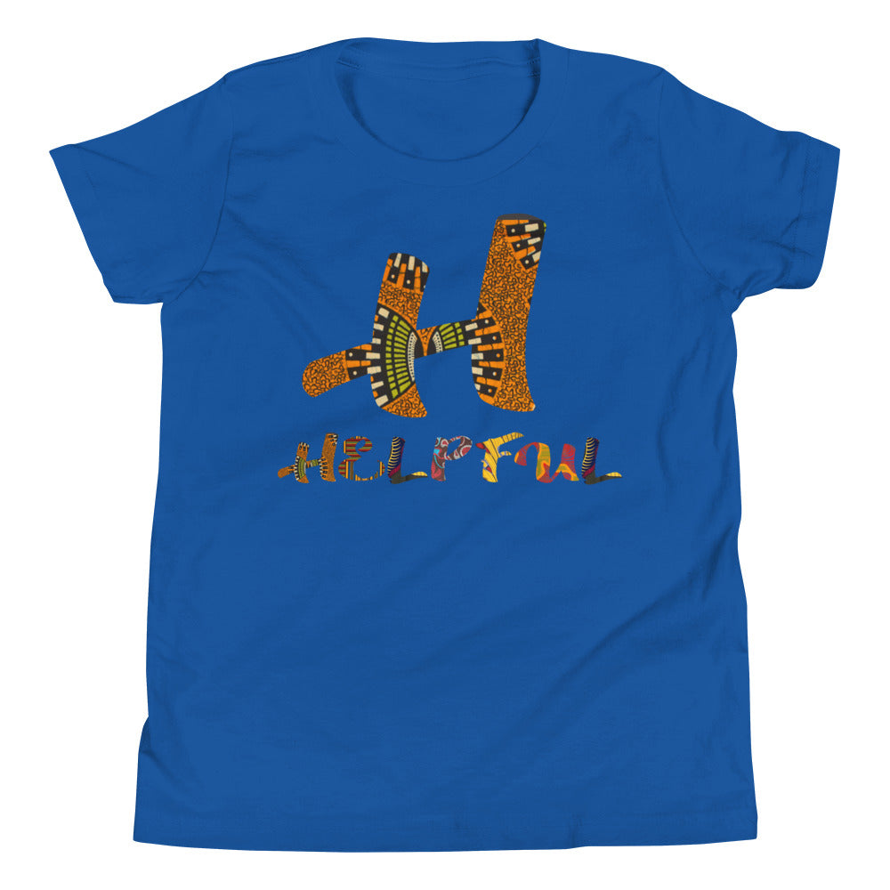 Children's H For Helpful Afro Graphic T-Shirt