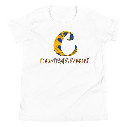 Children's C For Compassion Afro Graphic T-Shirt
